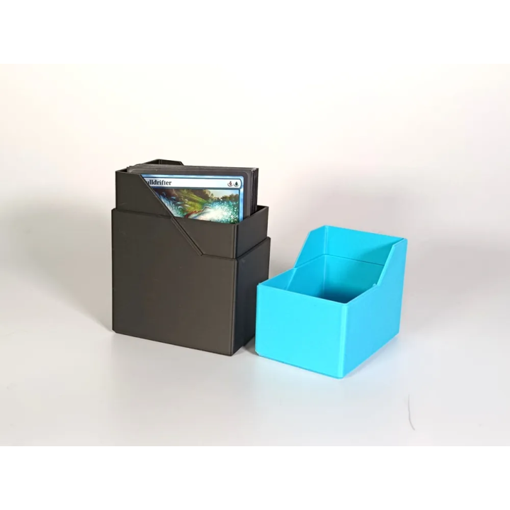 Deckbox Bicolore « Minimalist » — Formats 60 & 80 Cartes Double-Sleeved