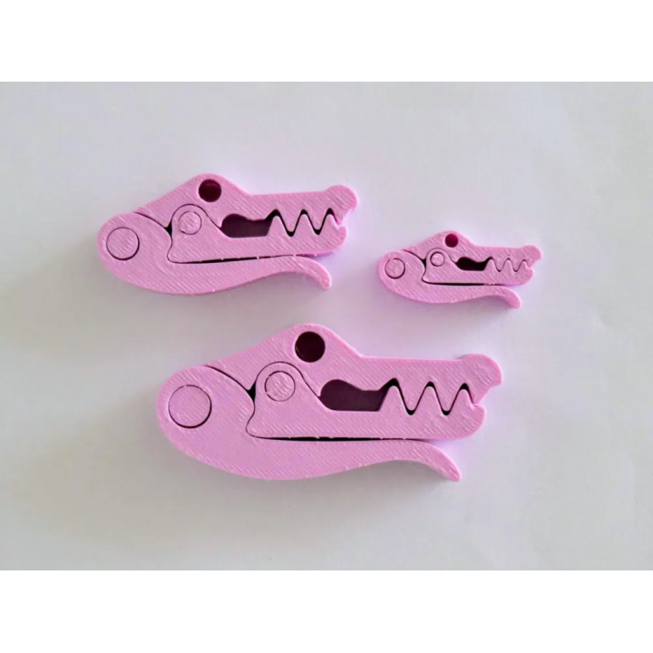 Lot de Pinces "Crocodile" Articulées pour Sachets Alimentaires