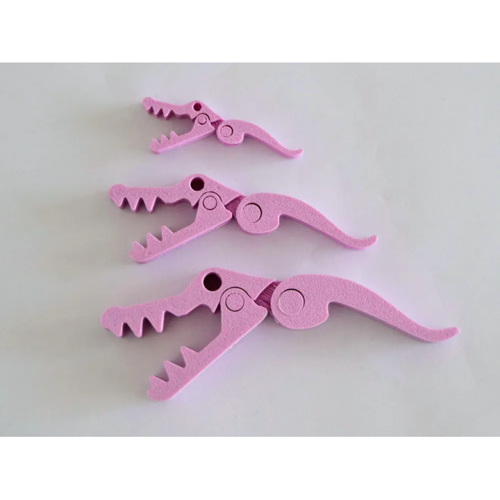 Lot de Pinces "Crocodile" Articulées pour Sachets Alimentaires