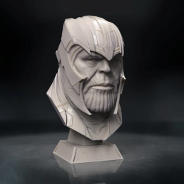 Statue Thanos - L'Équilibre Cosmique