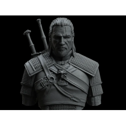 Statue Geralt de Riv - Le Loup Blanc