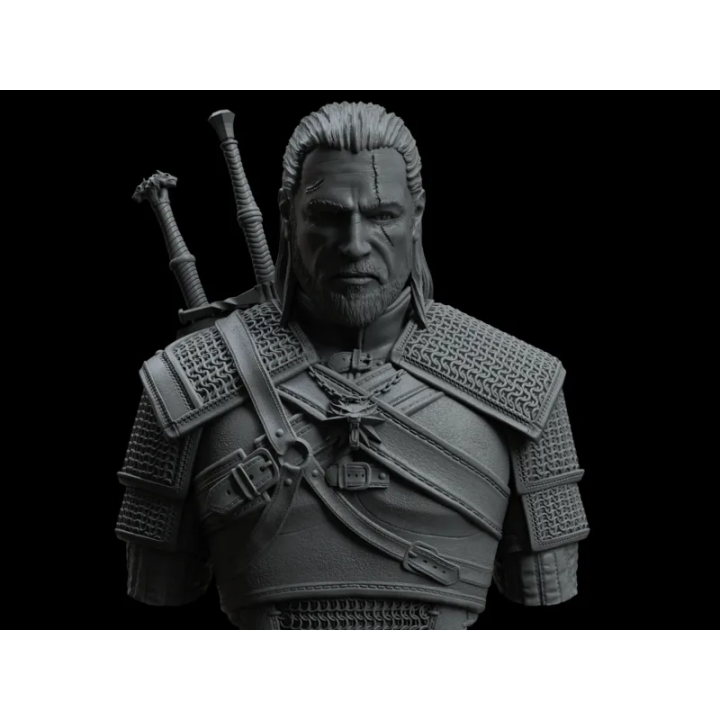 Statue Geralt de Riv - Le Loup Blanc