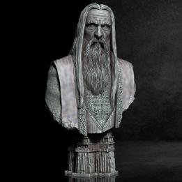 Statue Saroumane - Le Mago d'Isengard