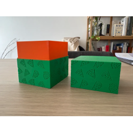 Deckbox Premium 100+ Double-Sleeved - Édition « Cowabunga / Pizza Time »