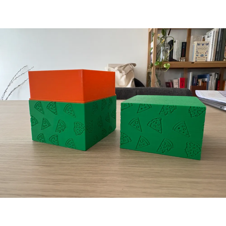 Deckbox Premium 100+ Double-Sleeved - Édition « Cowabunga / Pizza Time »